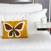 Butterfly Pillow Lindell & Co yellow